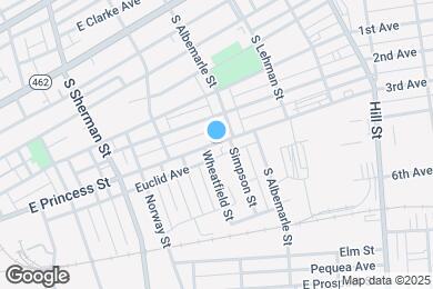 Map image of the property - 958 E Princess St