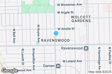 Map image of the property - 4831 N Damen Ave