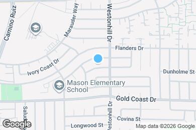 Map image of the property - 8708 Friant St