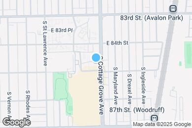 Map image of the property - 751 E 84th Pl