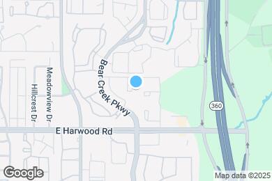 Map image of the property - Bear Creek at Harwood Apartments