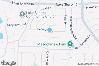 Map image of the property - 1630 Cedar Elm Dr