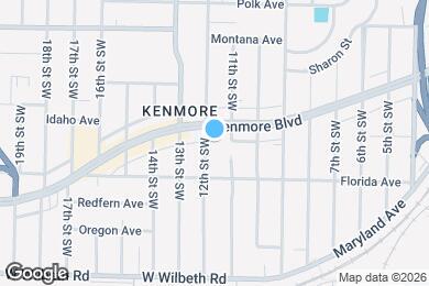 Map image of the property - Kenmore Place