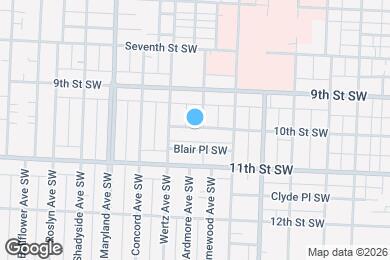 Map image of the property - 2806 10th St SW