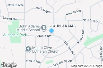 Map image of the property - 3105 15th Ave NW