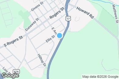 Map image of the property - 204 E Ave C