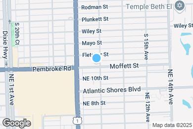 Map image of the property - 1705 Moffett St