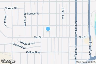 Map image of the property - 116 N 7th Ave