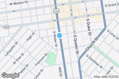 Map image of the property - 116 S Prince St