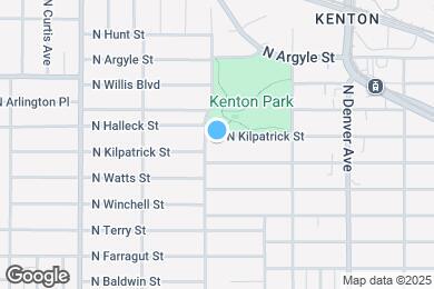 Map image of the property - 2436 N Kilpatrick St