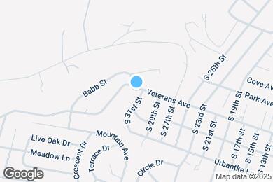 Map image of the property - 1002 S 31st St