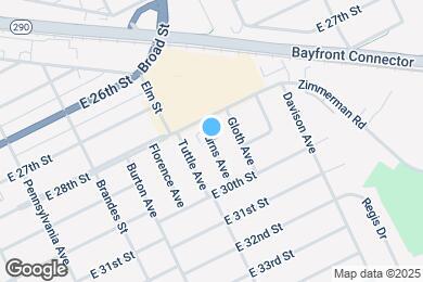 Map image of the property - 2818 Burns Ave
