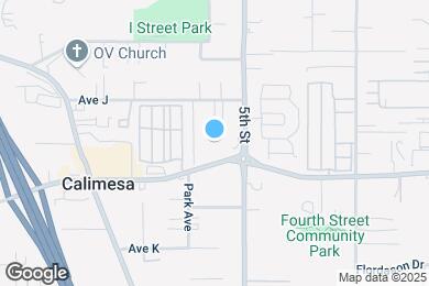 Map image of the property - The Villas 55+ Yucaipa