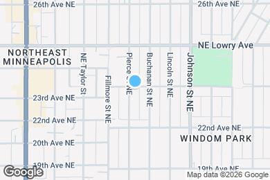 Map image of the property - 2255 Pierce St NE