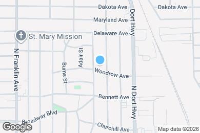 Map image of the property - 2513 Woodrow Ave