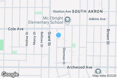 Map image of the property - 1221 Girard St