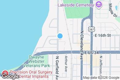 Map image of the property - 1510 N Garfield Ave