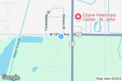 Map image of the property - 10901 Huron St