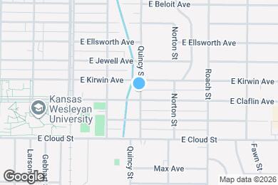 Map image of the property - 1510 Quincy St