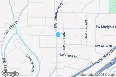 Map image of the property - 9120 Southwest Capitol Highway