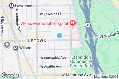 Map image of the property - 836 W Wilson Ave