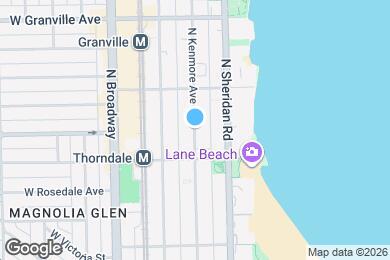 Map image of the property - 6002 N Kenmore Ave