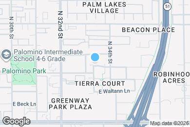 Map image of the property - 3316 E Tierra Buena Ln