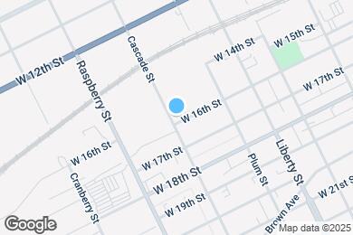 Map image of the property - 960 W 16th St