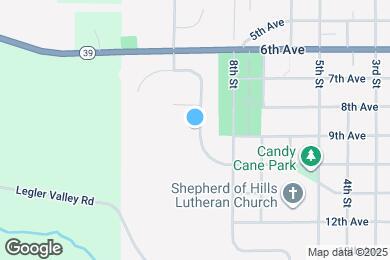 Map image of the property - 837 10th Ave