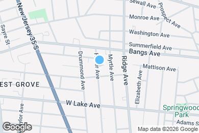 Map image of the property - 406 Fisher Ave