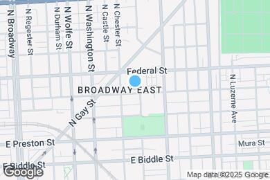 Map image of the property - 2134 E Oliver St