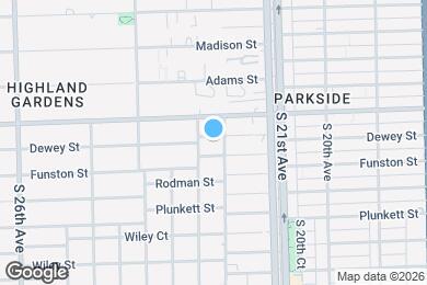 Map image of the property - 2212 Dewey St