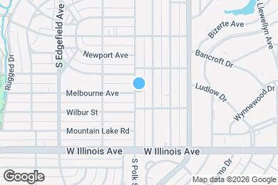Map image of the property - 2302 S Polk St
