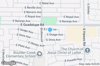 Map image of the property - 8124 E Osage Ave