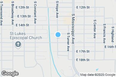 Map image of the property - 518 S Hope St