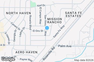 Map image of the property - 5650 San Vincente Way