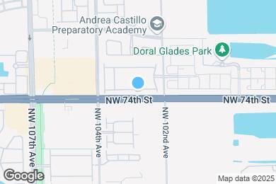 Map image of the property - 10250 NW 74th Ter