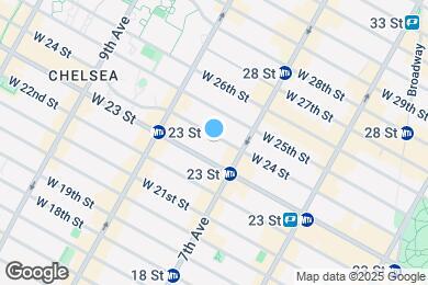 Map image of the property - 220 W 24 St