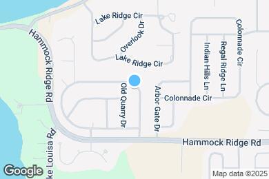 Map image of the property - 12425 Hammock Pointe Cir