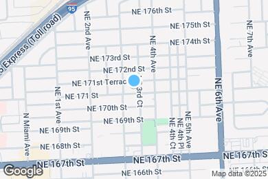 Map image of the property - 323 NE 171st St