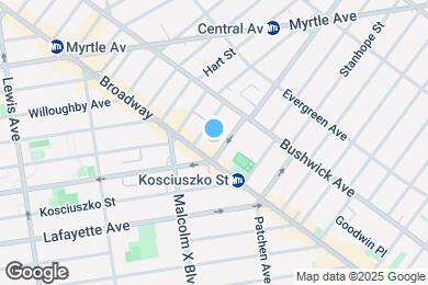 Map image of the property - 1143 DeKalb Ave