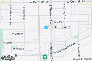 Map image of the property - 2415 W 24th St