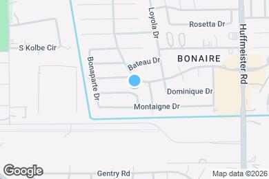 Map image of the property - 14222 Laffite Dr