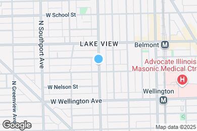 Map image of the property - 3114 N Racine Ave