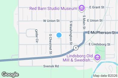 Map image of the property - 416 S 3rd St