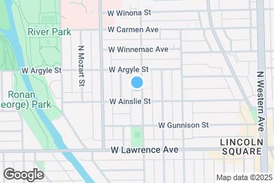 Map image of the property - 4912 N Washtenaw Ave
