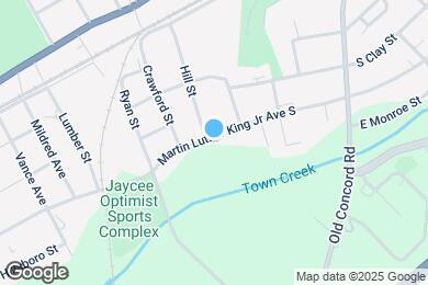 Map image of the property - 815 Martin Luther King Jr Ave S