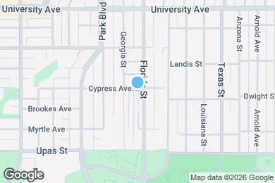 Map image of the property - 1927 Cypress Ave