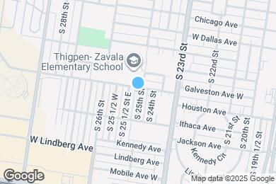 Map image of the property - 704 S 25th St