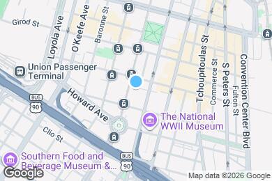 Map image of the property - 828 St Charles Ave